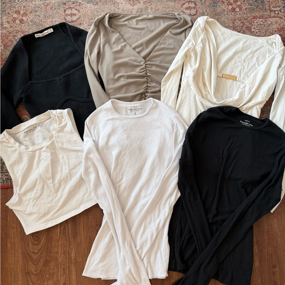 BUNDLE! - Abercrombie Assorted Basics Tops - image 1